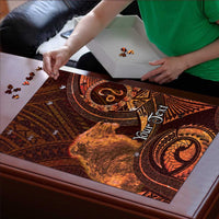 Personalised Polynesia Zodiac Leo Puzzle Galaxy Polynesian Pattern Chest Tattoo Style LT14 - Polynesian Pride