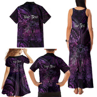 Personalised Polynesia Zodiac Virgo Family Matching Tank Maxi Dress and Hawaiian Shirt Galaxy Polynesian Pattern Chest Tattoo Style LT14 - Polynesian Pride