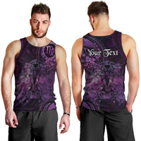 Personalised Polynesia Zodiac Virgo Men Tank Top Galaxy Polynesian Pattern Chest Tattoo Style