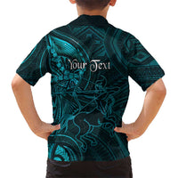 Personalised Polynesia Zodiac Sagittarius Hawaiian Shirt Galaxy Polynesian Pattern Chest Tattoo Style LT14 - Polynesian Pride