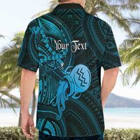 Personalised Polynesia Zodiac Aquarius Hawaiian Shirt Galaxy Polynesian Pattern Chest Tattoo Style LT14 - Polynesian Pride