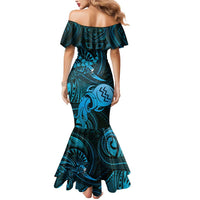 Personalised Polynesia Zodiac Aquarius Mermaid Dress Galaxy Polynesian Pattern Chest Tattoo Style LT14 - Polynesian Pride
