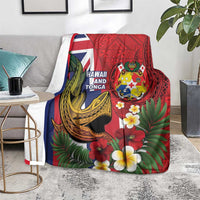 Hawaii And Tonga Blanket Shark Tattoo With Tongan Coat Of Arms