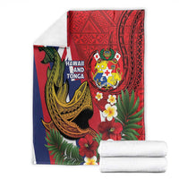 Hawaii And Tonga Blanket Shark Tattoo With Tongan Coat Of Arms