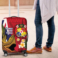 Hawaii And Tonga Luggage Cover Shark Tattoo With Tongan Coat Of Arms