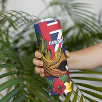 Hawaii And Tonga Skinny Tumbler Shark Tattoo With Tongan Coat Of Arms