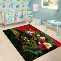 Hawaii And Tonga Area Rug King Kamehameha Tribal Ngatu Pattern