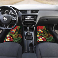 Hawaii And Tonga Car Mats King Kamehameha Tribal Ngatu Pattern