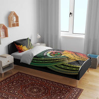 Personalised Vanuatu Independence Day Bedding Set July 30 Pig Tusk Long God Yumi Stanap LT14 - Polynesian Pride