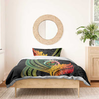Personalised Vanuatu Independence Day Bedding Set July 30 Pig Tusk Long God Yumi Stanap LT14 - Polynesian Pride