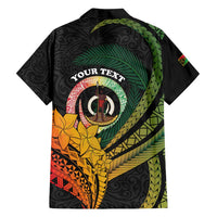 Personalised Vanuatu Independence Day Family Matching Summer Maxi Dress and Hawaiian Shirt July 30 Pig Tusk Long God Yumi Stanap LT14 - Polynesian Pride