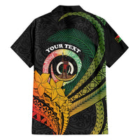 Personalised Vanuatu Independence Day Hawaiian Shirt July 30 Pig Tusk Long God Yumi Stanap
