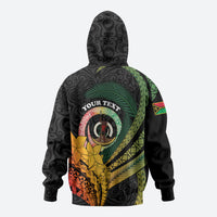 Personalised Vanuatu Independence Day Hoodie July 30 Pig Tusk Long God Yumi Stanap LT14 - Polynesian Pride