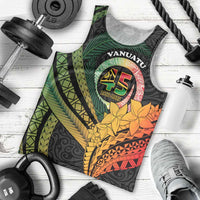 Personalised Vanuatu Independence Day Men Tank Top July 30 Pig Tusk Long God Yumi Stanap