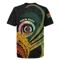 Personalised Vanuatu Independence Day Rugby Jersey July 30 Pig Tusk Long God Yumi Stanap LT14 - Polynesian Pride