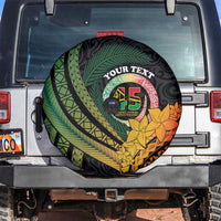 Personalised Vanuatu Independence Day Spare Tire Cover July 30 Pig Tusk Long God Yumi Stanap