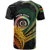 Personalised Vanuatu Independence Day T Shirt July 30 Pig Tusk Long God Yumi Stanap LT14 - Polynesian Pride