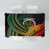 Personalised Vanuatu Independence Day Tablecloth July 30 Pig Tusk Long God Yumi Stanap