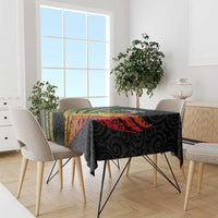 Personalised Vanuatu Independence Day Tablecloth July 30 Pig Tusk Long God Yumi Stanap LT14 - Polynesian Pride