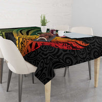 Personalised Vanuatu Independence Day Tablecloth July 30 Pig Tusk Long God Yumi Stanap LT14 - Polynesian Pride
