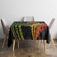 Personalised Vanuatu Independence Day Tablecloth July 30 Pig Tusk Long God Yumi Stanap LT14 - Polynesian Pride