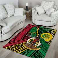 Halo Vanuatu Area Rug Happy 46th Independence Anniversary LT14 - Polynesian Pride