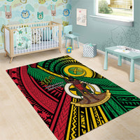 Halo Vanuatu Area Rug Happy 46th Independence Anniversary LT14 - Polynesian Pride