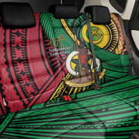 Halo Vanuatu Back Car Seat Cover Happy 46th Independence Anniversary LT14 - Polynesian Pride