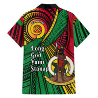 Halo Vanuatu Family Matching Mermaid Dress and Hawaiian Shirt Happy 46th Independence Anniversary LT14 - Polynesian Pride