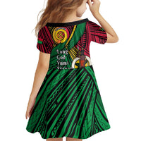 Halo Vanuatu Family Matching Off Shoulder Maxi Dress and Hawaiian Shirt Happy 45th Independence Anniversary