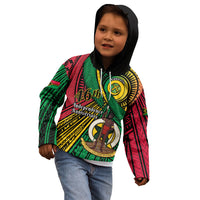 Halo Vanuatu Kid Hoodie Happy 46th Independence Anniversary LT14 - Polynesian Pride