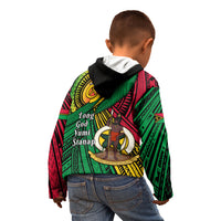 Halo Vanuatu Kid Hoodie Happy 46th Independence Anniversary LT14 - Polynesian Pride