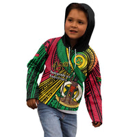 Halo Vanuatu Kid Hoodie Happy 46th Independence Anniversary LT14 - Polynesian Pride