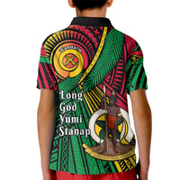 Halo Vanuatu Kid Polo Shirt Happy 46th Independence Anniversary LT14 - Polynesian Pride