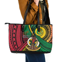 Halo Vanuatu Leather Tote Bag Happy 45th Independence Anniversary