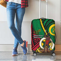 Halo Vanuatu Luggage Cover Happy 46th Independence Anniversary LT14 - Polynesian Pride