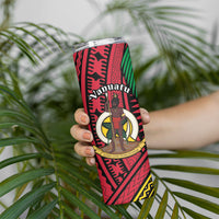 Halo Vanuatu Skinny Tumbler Happy 46th Independence Anniversary LT14 - Polynesian Pride