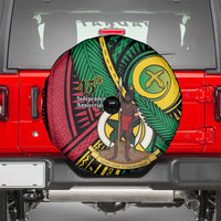 Halo Vanuatu Spare Tire Cover Happy 46th Independence Anniversary LT14 - Polynesian Pride