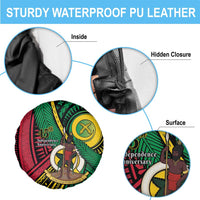 Halo Vanuatu Spare Tire Cover Happy 46th Independence Anniversary LT14 - Polynesian Pride