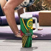 Halo Vanuatu Tumbler With Handle Happy 45th Independence Anniversary