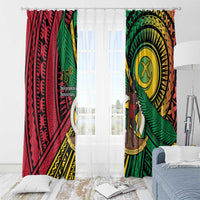 Halo Vanuatu Window Curtain Happy 45th Independence Anniversary