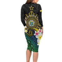 Lalawigan ng Palawan Long Sleeve Bodycon Dress Philippines Province Land of Promise