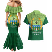 Isabela Philippines Couples Matching Mermaid Dress and Hawaiian Shirt Queen Province Of The North