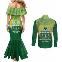 Isabela Philippines Couples Matching Mermaid Dress and Long Sleeve Button Shirt Queen Province Of The North