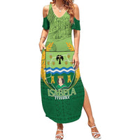 Isabela Philippines Family Matching Summer Maxi Dress and Hawaiian Shirt Queen Province Of The North