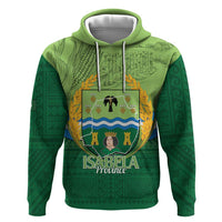 Isabela Philippines Zip Hoodie Queen Province Of The North LT14 Pullover Hoodie Green - Polynesian Pride