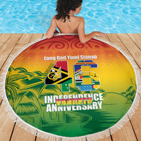 Vanuatu Indipendens Dei Beach Blanket Yumi 46th Independence Anniversary