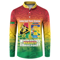 Vanuatu Indipendens Dei Button Sweatshirt Yumi 46th Independence Anniversary