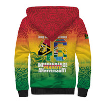 Vanuatu Indipendens Dei Sherpa Hoodie Yumi 46th Independence Anniversary LT14 - Polynesian Pride