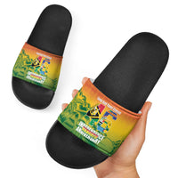 Vanuatu Indipendens Dei Slide Sandals Yumi 46th Independence Anniversary